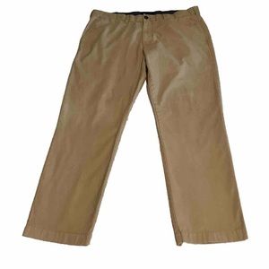 Tommy Hilfiger Men Chino Pants Tailored Fit W40 Cotton Flat Khakis Inseam 31